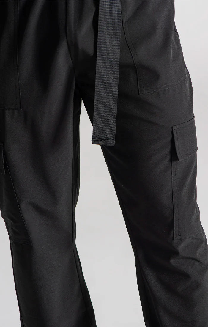Calças Cargo Preta Gianni Kavanagh SS25