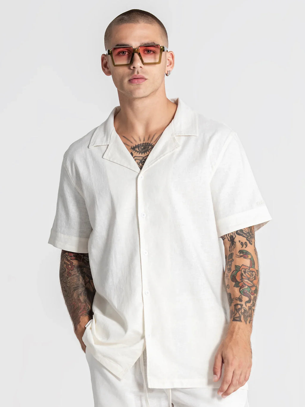 Conjunto de Linho Branco Gianni Kavanagh SS26