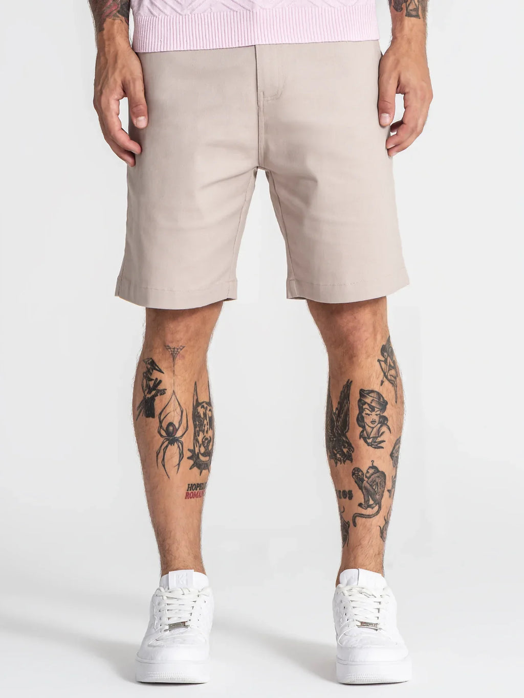 Calções Bege Gianni Kavanagh SS26