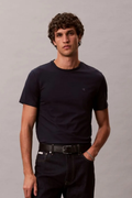 T-shirt Calvin Klein Azul Marinho SS26 Calvin Klein