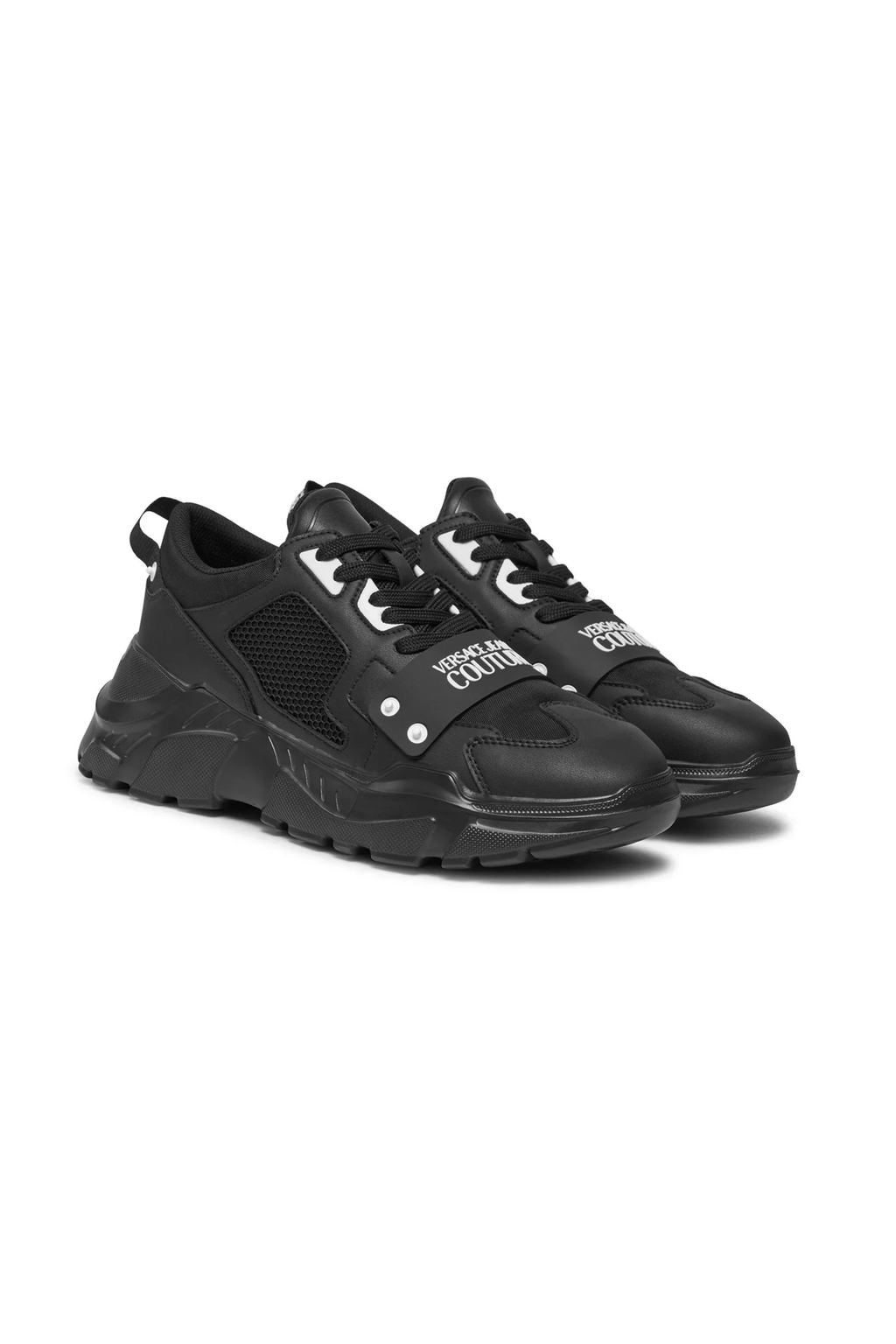 Sapatilhas Pretas Speedtrack Versace Jeans Couture SS26