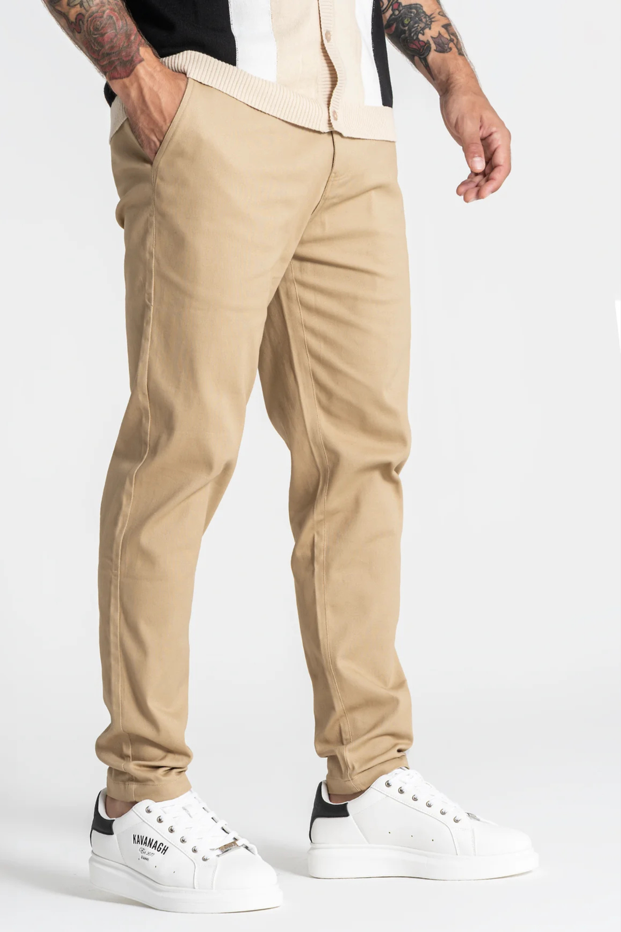 Calça Chino Bege Gianni Kavanagh