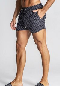 Calções de Banho Preto e Cinza Gianni Kavanagh SS24
