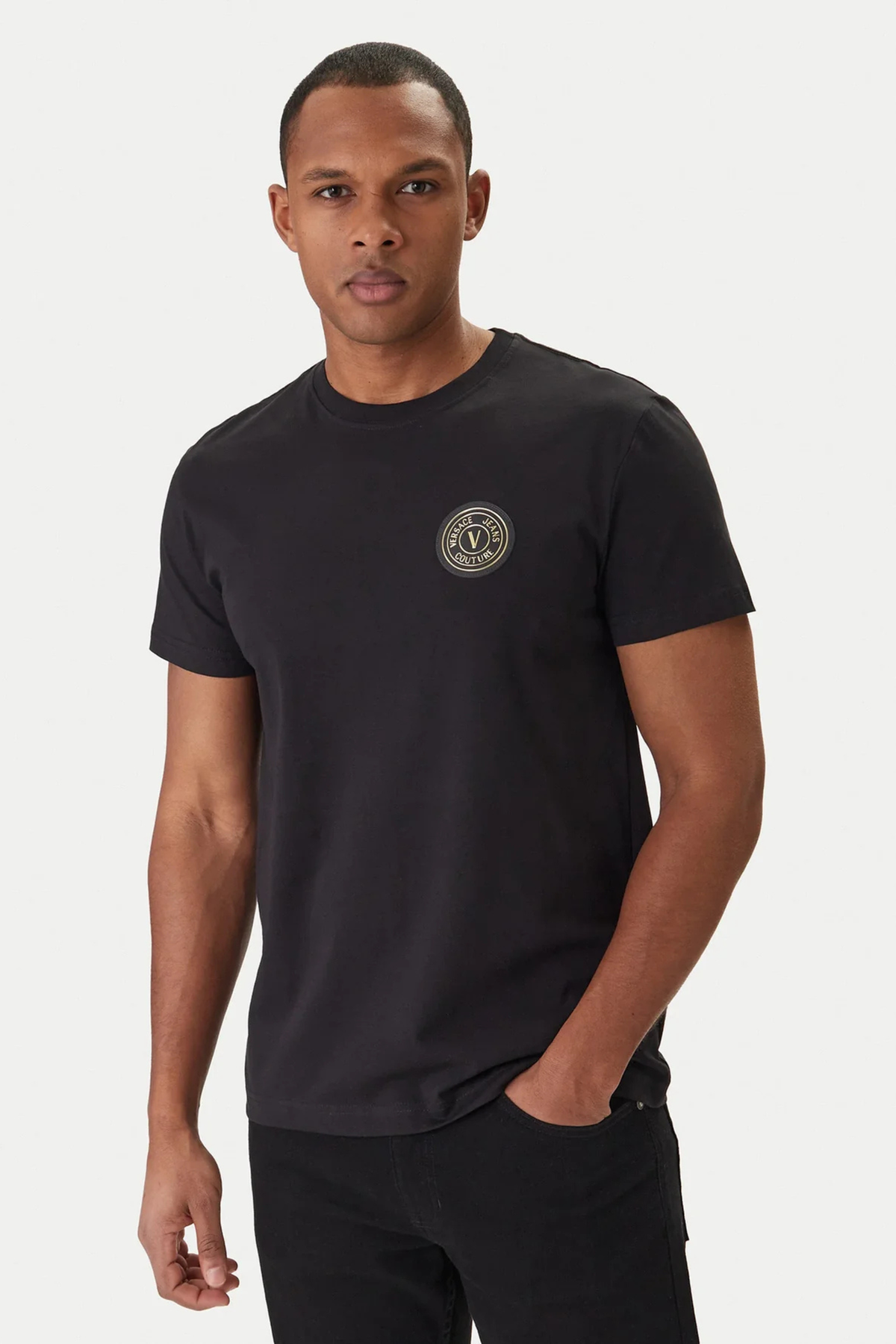 T-shirt Preta Versace Jeans Couture