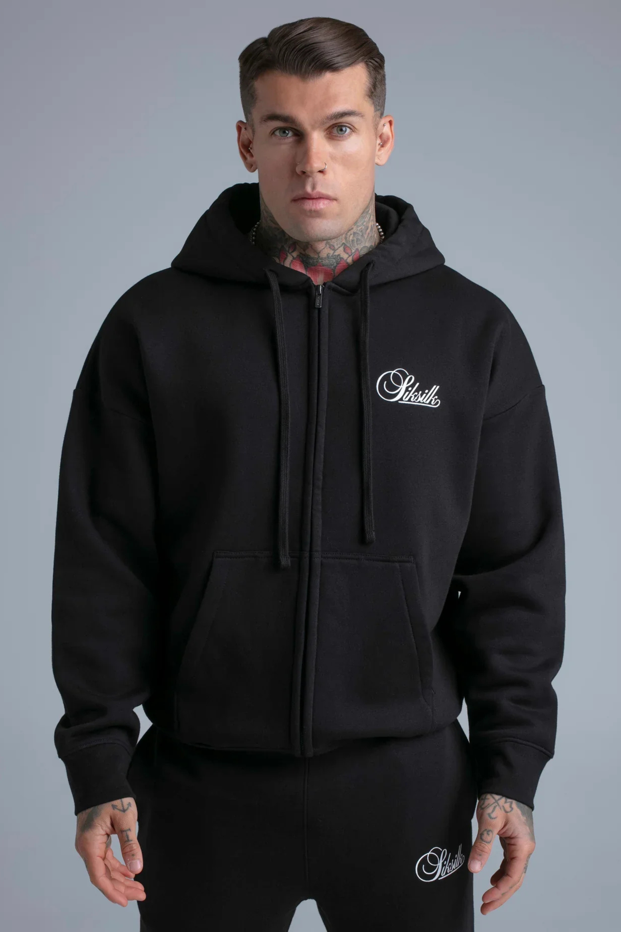 Casaco de Fato Treino Preto SikSilk