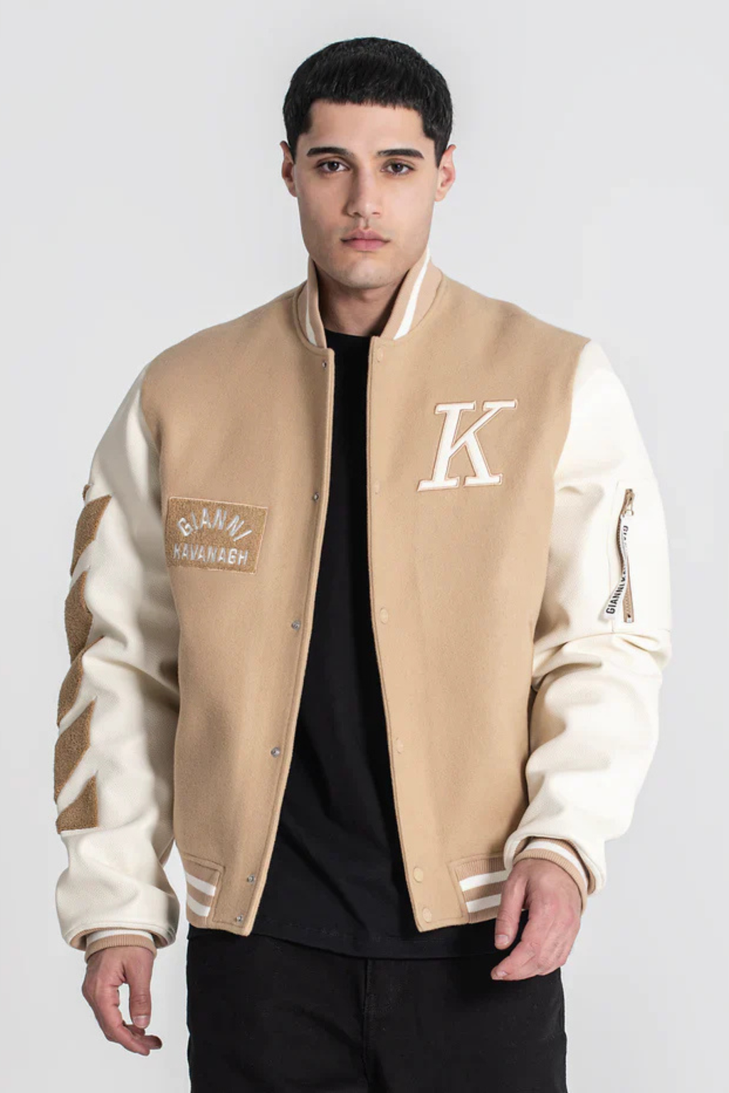 Casaco Bomber Bege Gianni Kavanagh FW25 Gianni Kavanagh