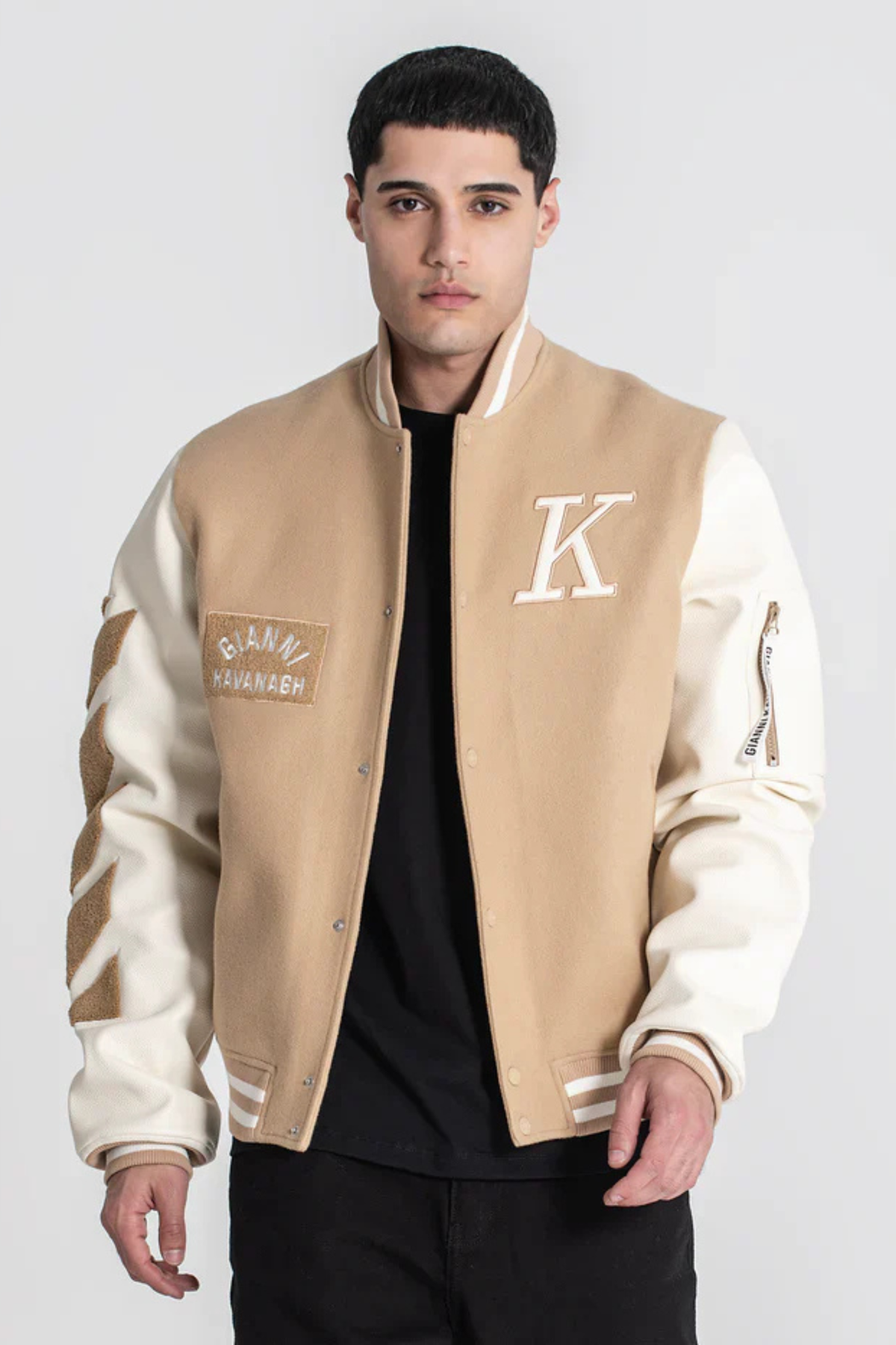Casaco Bomber Bege Gianni Kavanagh FW25 Gianni Kavanagh