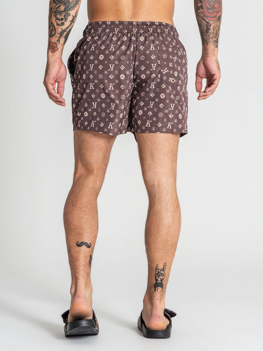 Calções de Banho Castanhos Gianni Kavanagh SS25