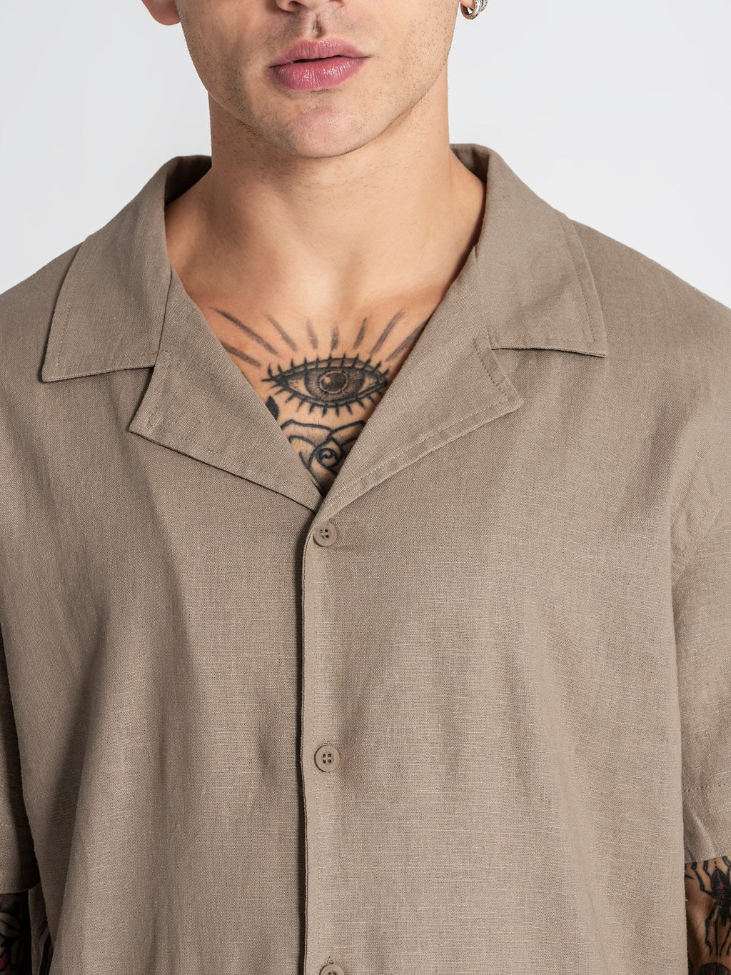 Conjunto de Linho Taupe Gianni Kavanagh SS26