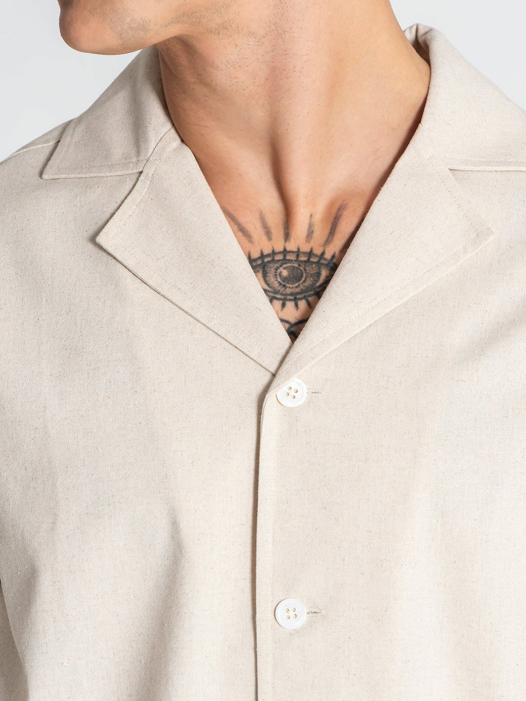 Camisa Bege Gianni Kavanagh  SS25