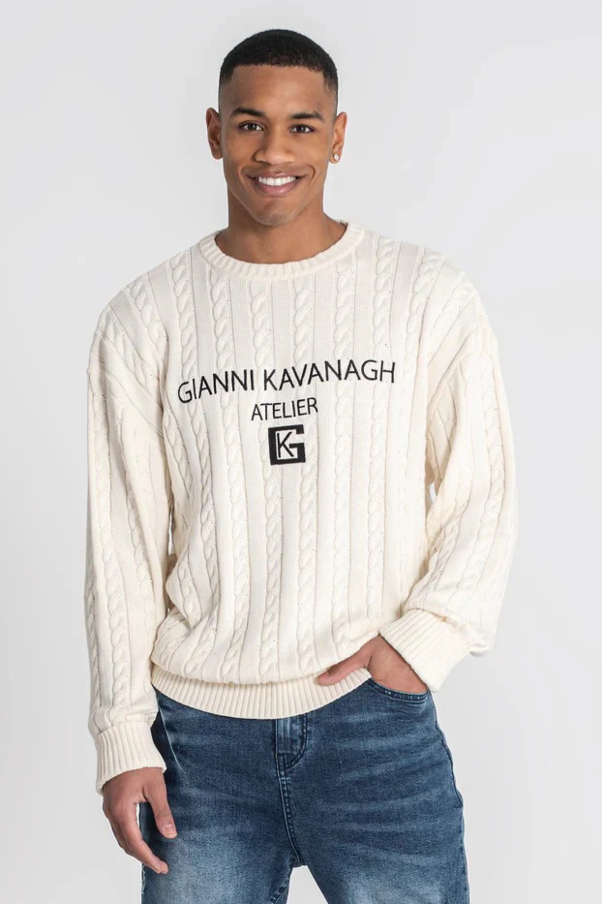 Camisola de Malha Branca Gianni Kavanagh Gianni Kavanagh
