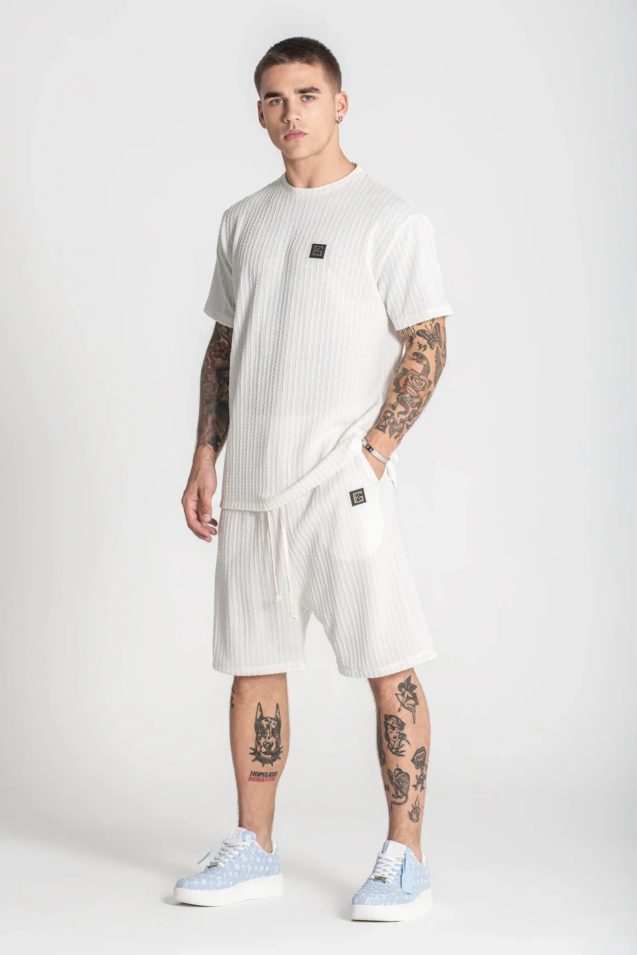 Conjunto Branco Gianni Kavanagh Waffle SS25
