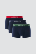 Boxers Azuis Lacoste Pack 3 SS26