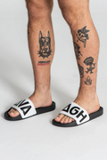Chinelos Brancos e Pretos Gianni Kavanagh SS25