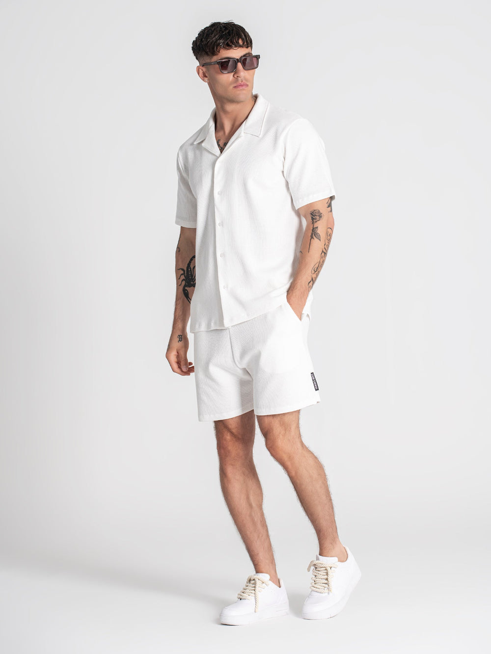 Calções Brancos Gianni Kavanagh SS25