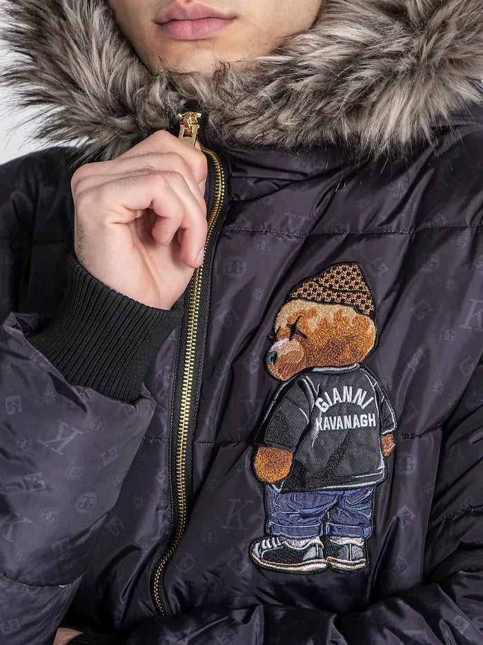 Casaco Preto Gianni Kavanagh FW25 Gianni Kavanagh