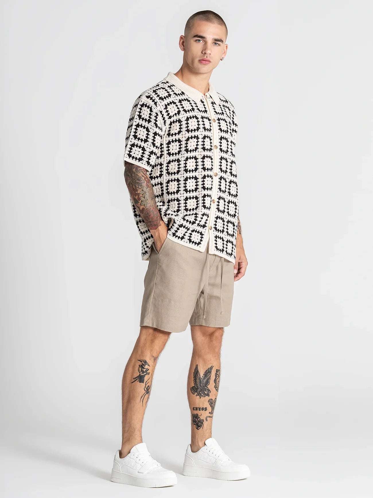 Camisa Bege Gianni Kavanagh SS26