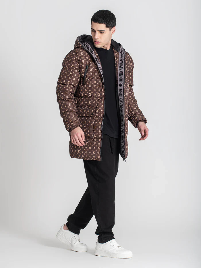 Casaco Castanho Comprido Gianni Kavanagh FW25