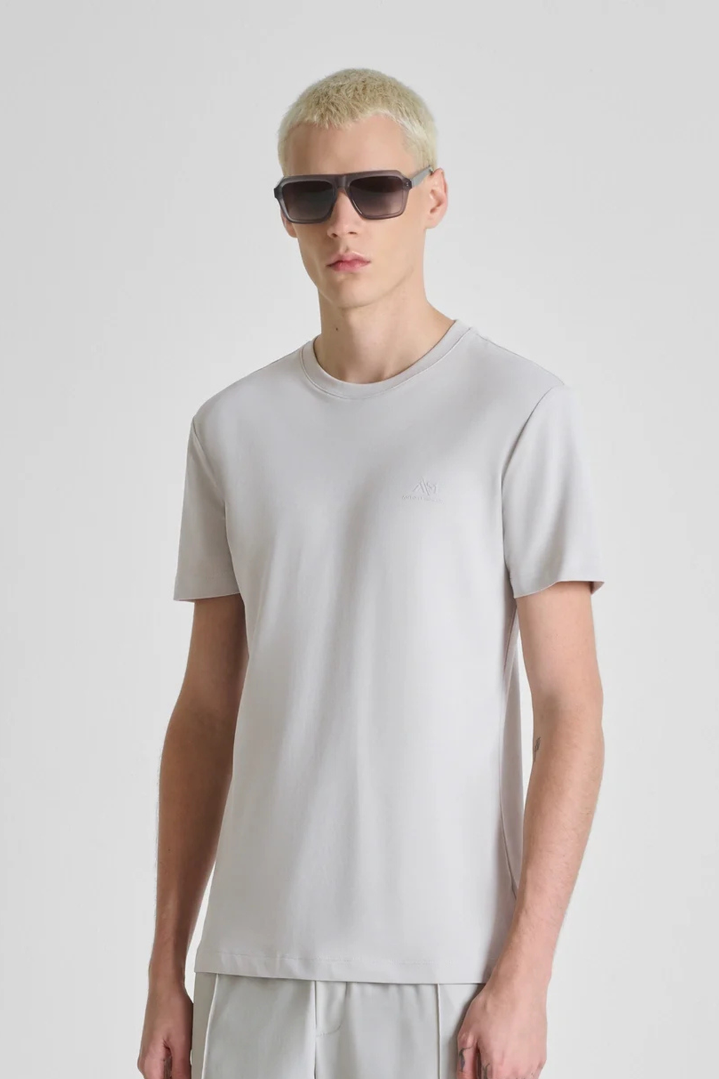 T-shirt Cinza Claro Antony Morato SS26