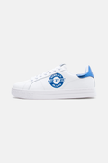 Sapatilhas Brancas e Azuis Court Logo Versace Jeans Couture