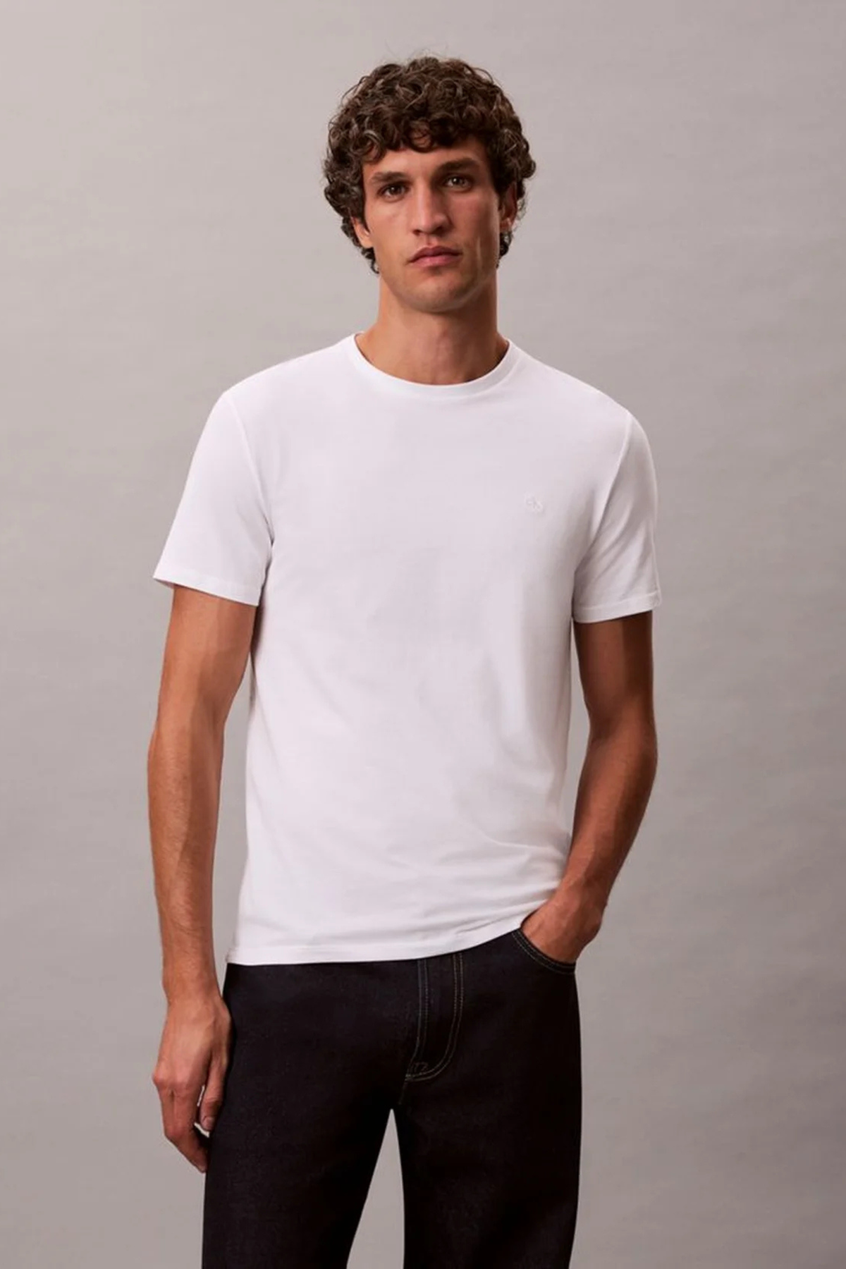 T-shirt Branca Calvin Klein SS26 Calvin Klein