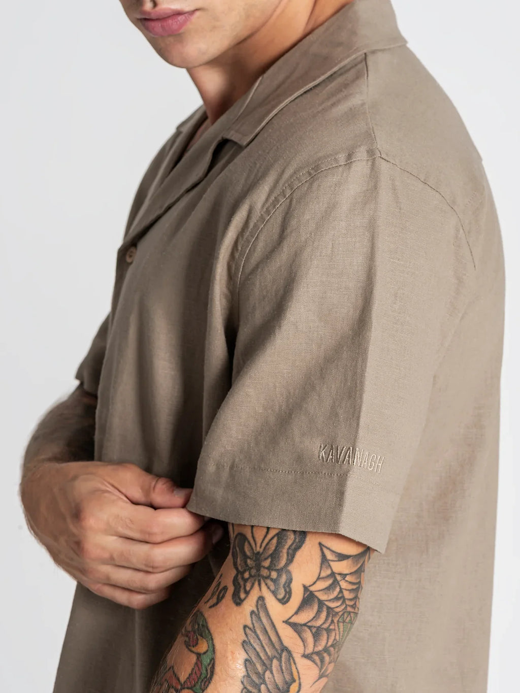 Conjunto de Linho Taupe Gianni Kavanagh SS26