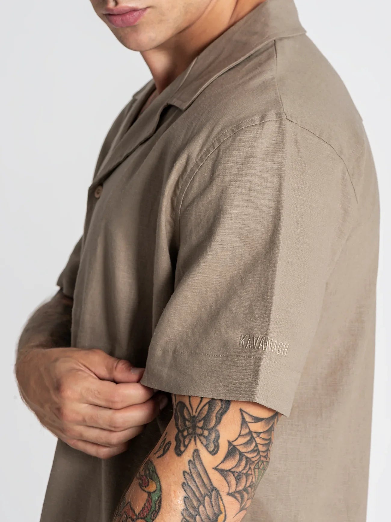 Conjunto de Linho Taupe Gianni Kavanagh SS26