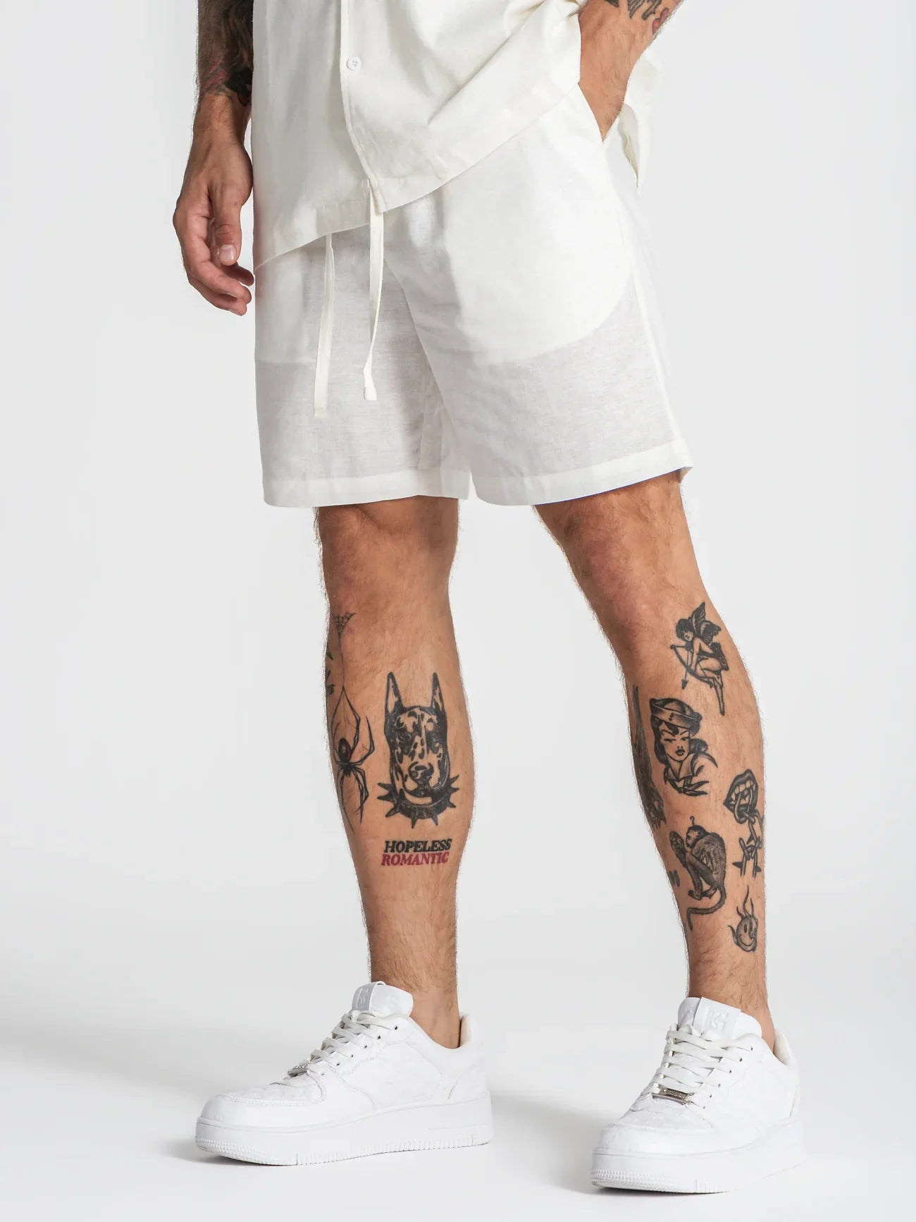 Conjunto de Linho Branco Gianni Kavanagh SS26