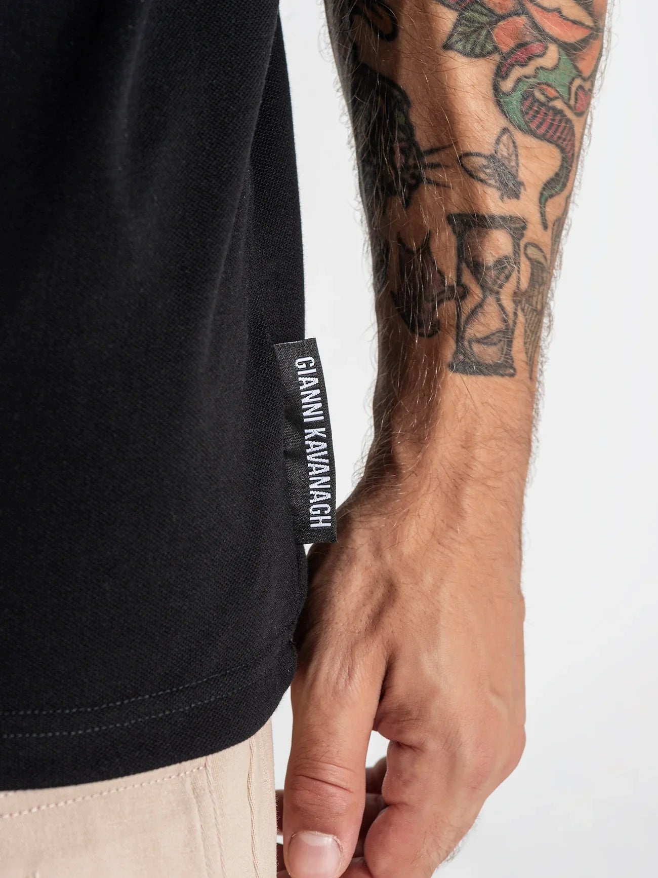 Polo Preto Gianni Kavanagh SS26