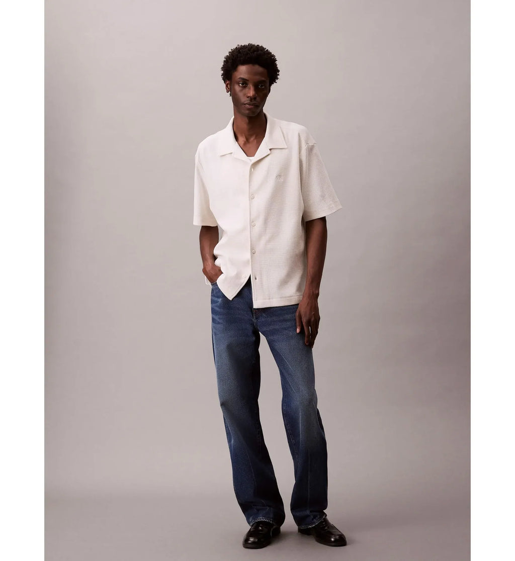 Camisa Creme Calvin Klein SS26
