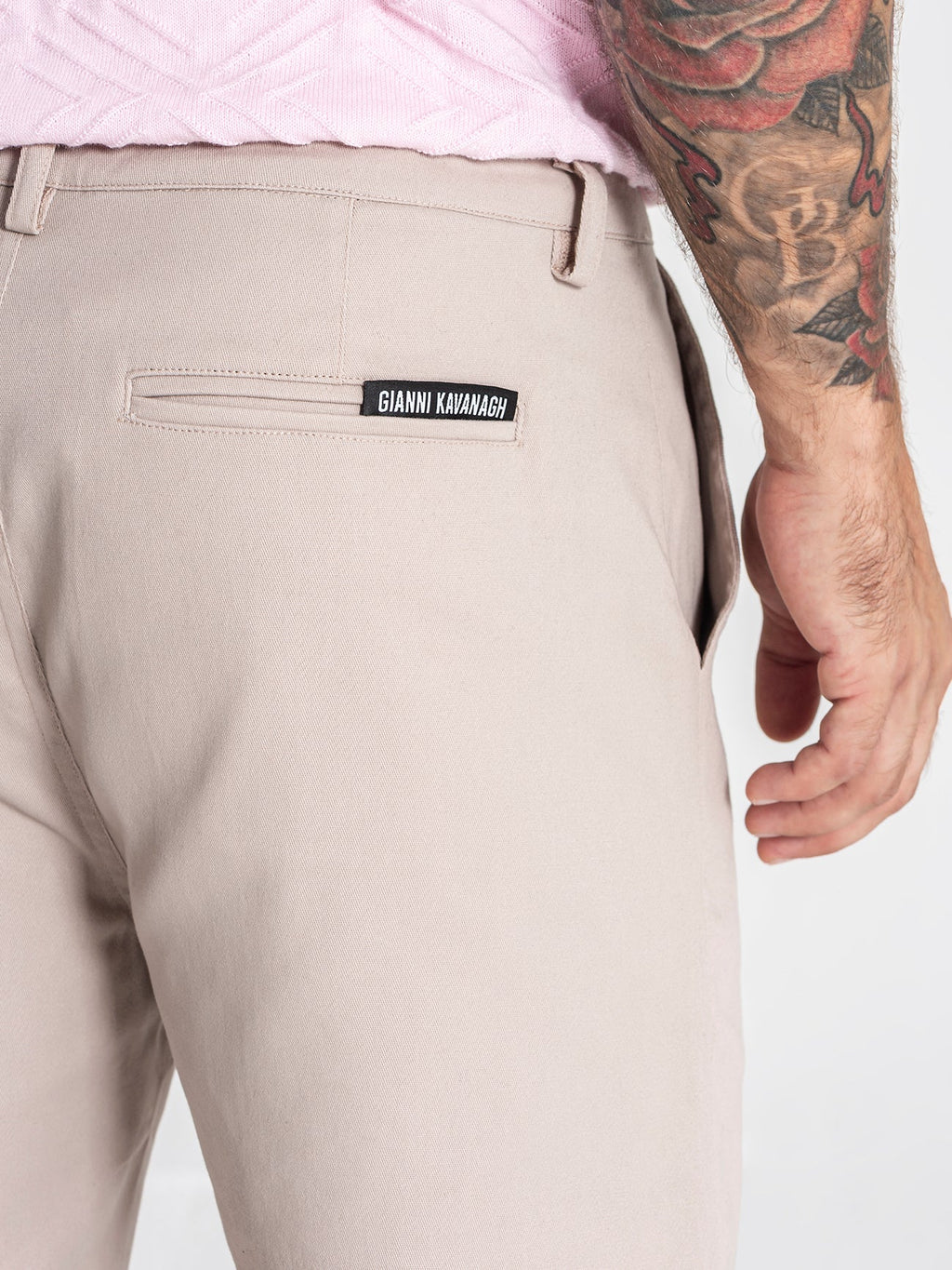 Calções Bege Gianni Kavanagh SS26