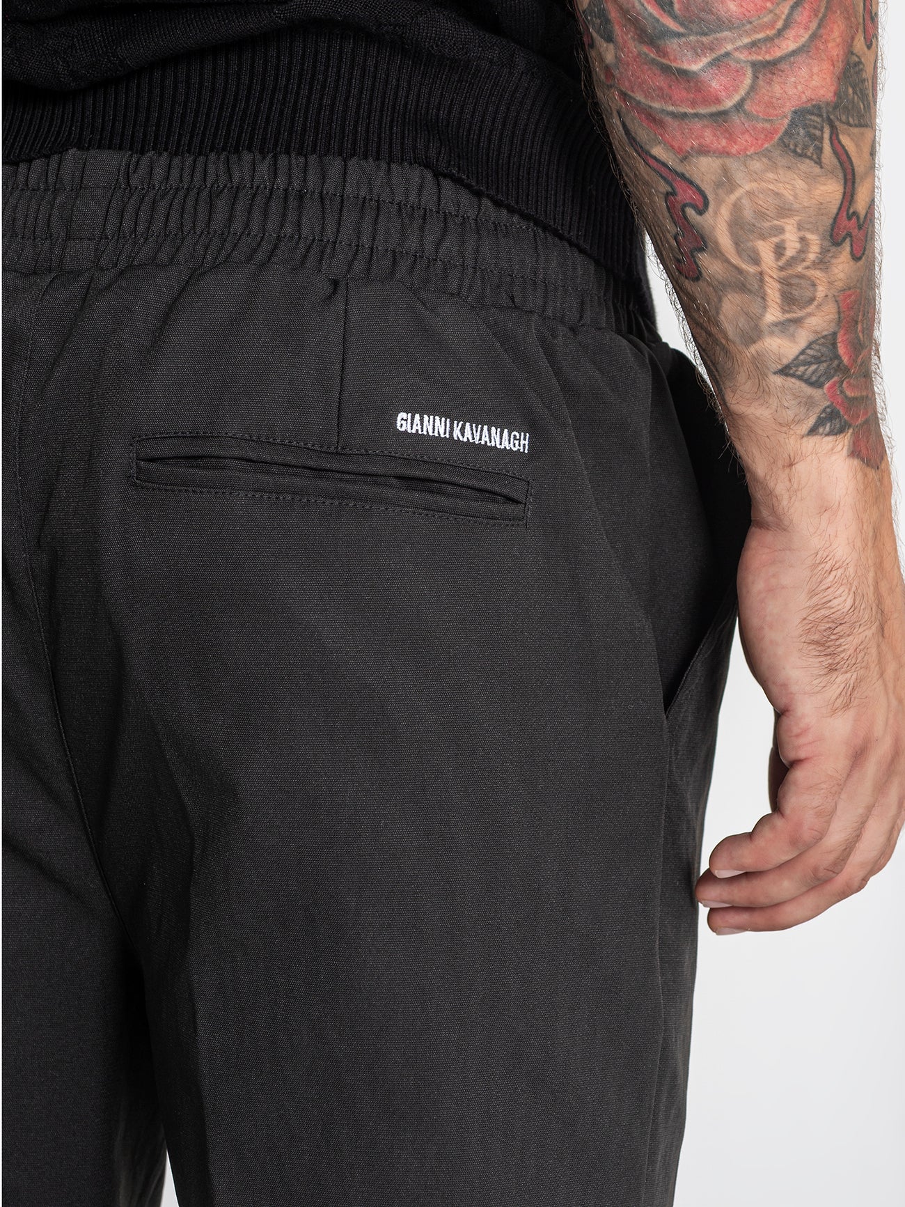 Calça Preta Gianni Kavanagh SS26