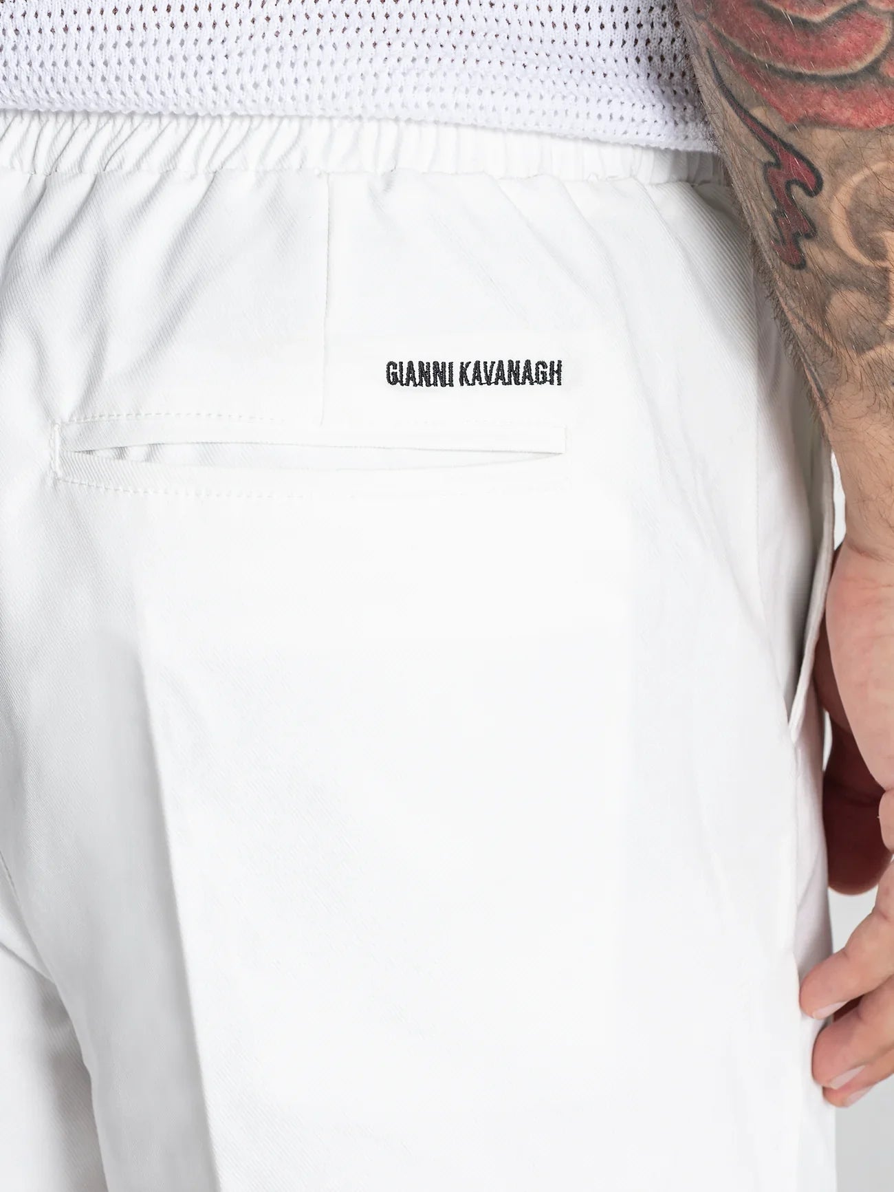 Calça Branca Gianni Kavanagh SS26