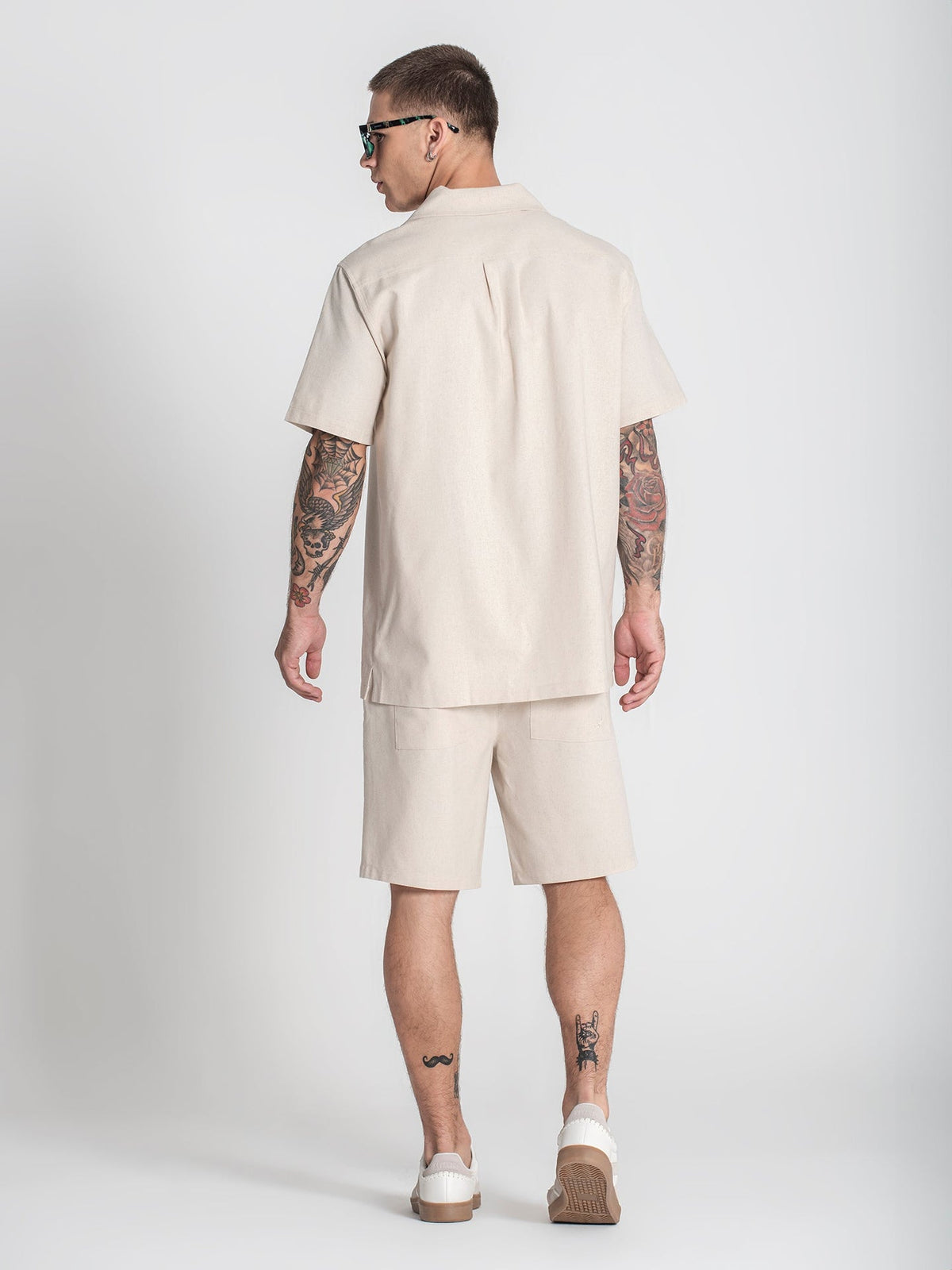 Camisa Bege Linho Gianni Kavanagh  SS25 Gianni Kavanagh