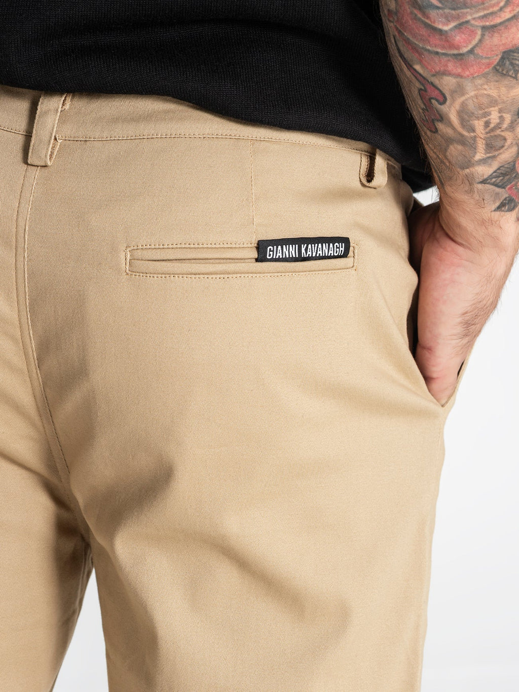 Calça Bege Gianni Kavanagh SS26