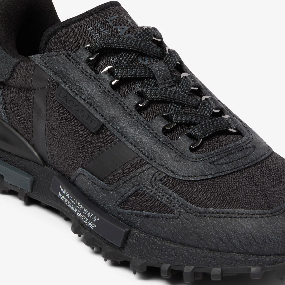 Sapatilhas Elite Lacoste Pretas Ovelha Negra Premium