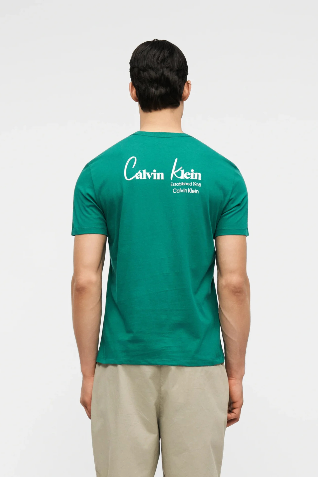 T-Shirt Verde Calvin Klein SS26 Calvin Klein