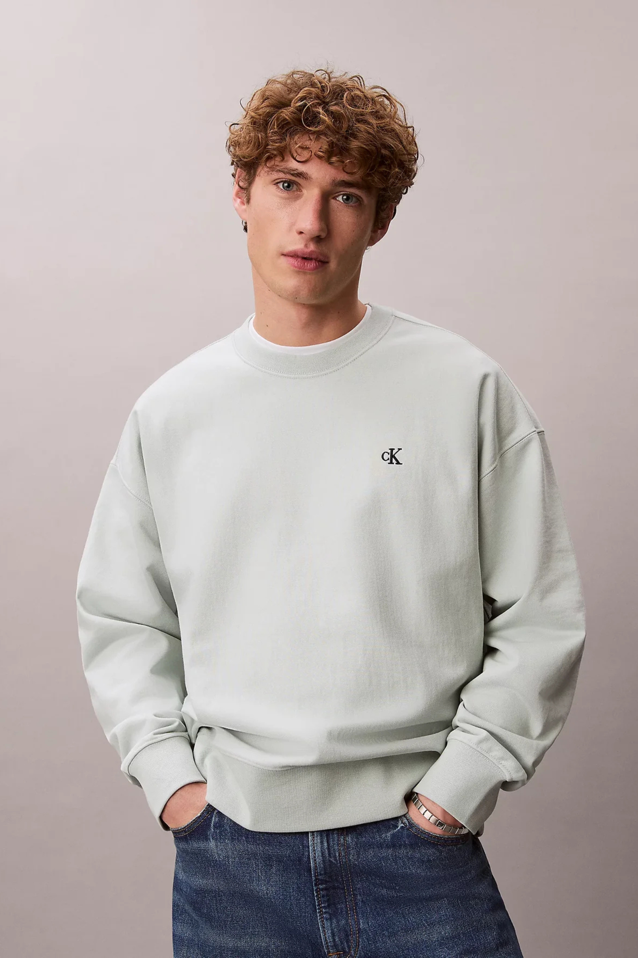 Camisola Verde Água Calvin Klein SS26 Calvin Klein