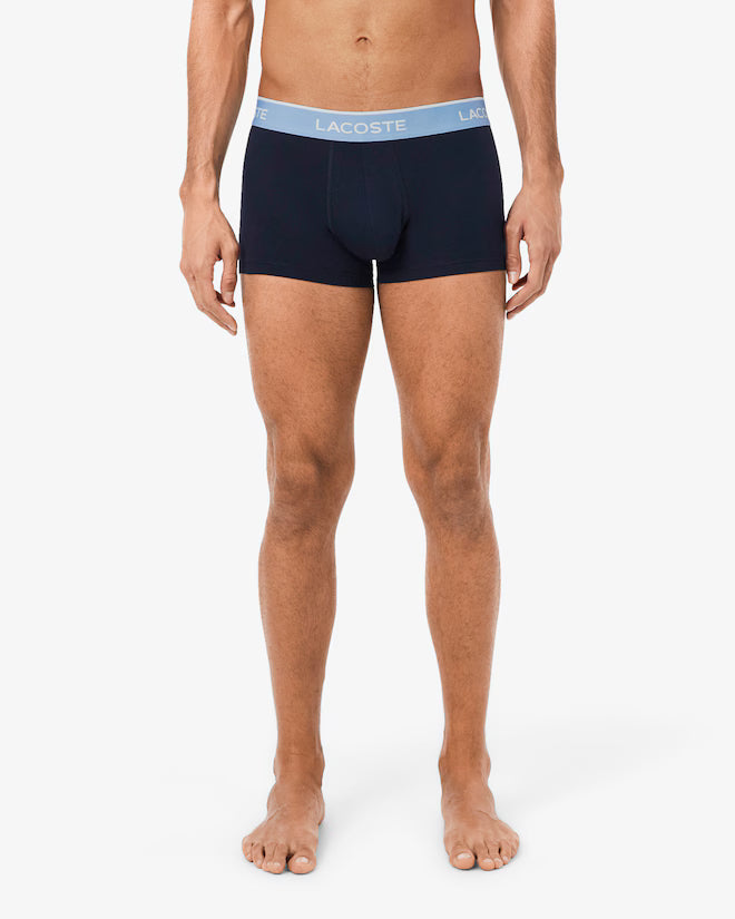 Boxers Azuis Lacoste Pack 3 SS26