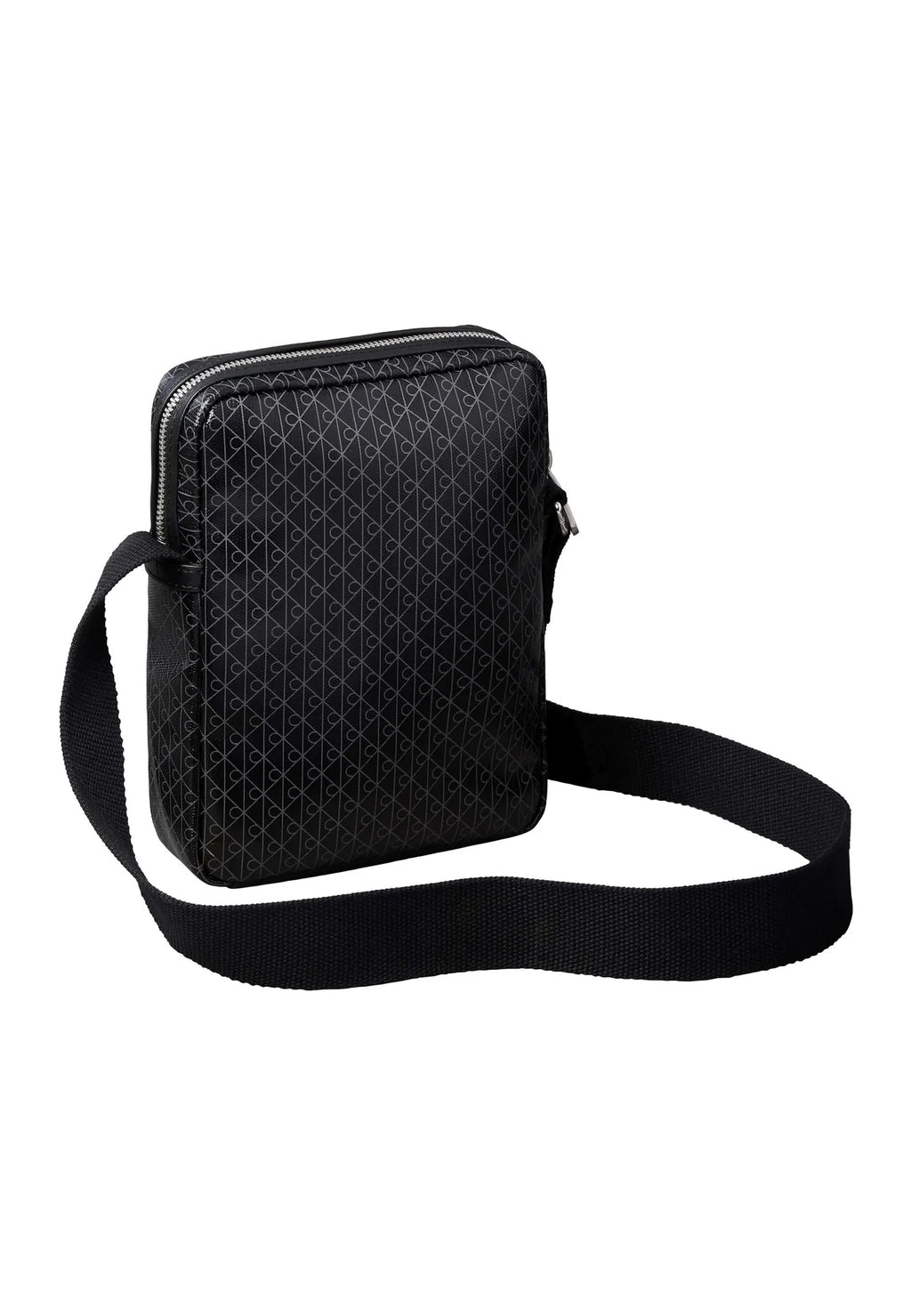 Bolsa Tiracolo Calvin Klein Preta Monograma Ovelha Negra Premium