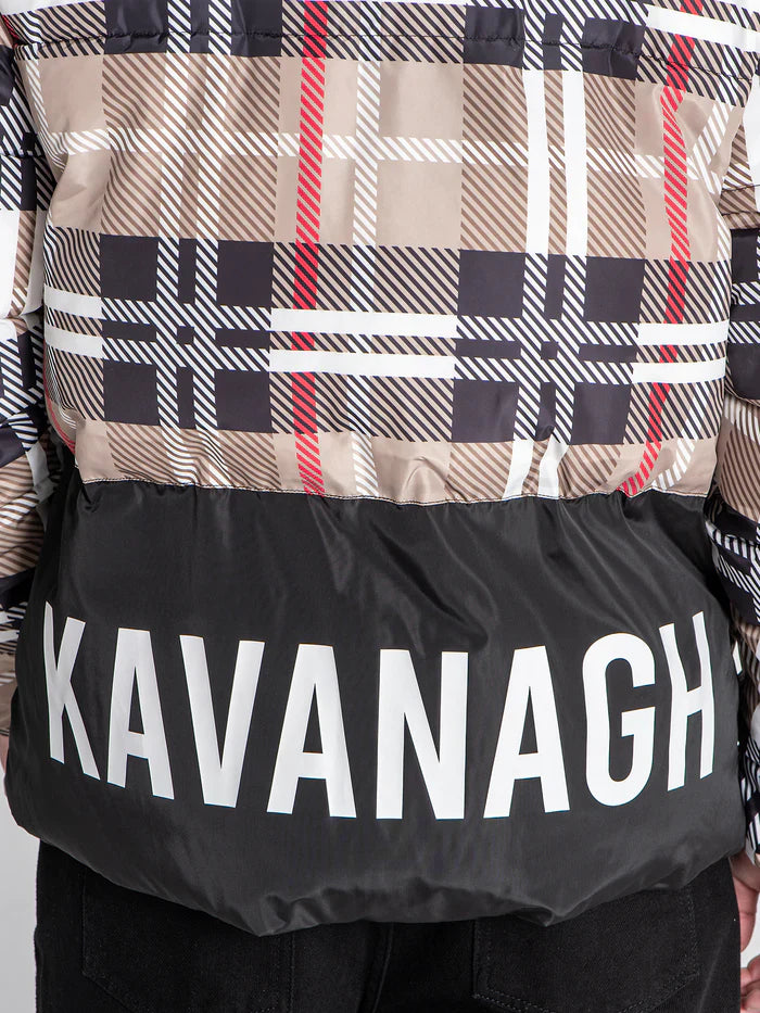 Casaco Padrão Bege e Preto Gianni Kavanagh FW25