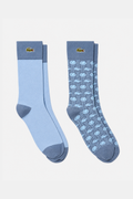 Pack 2 Pares de Meias Lacoste Azuis Lacoste
