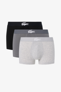 Pack 3 Boxers Lacoste Cinzentos e Pretos Lacoste