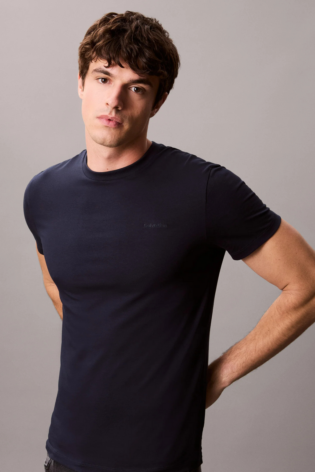 T-shirt Calvin Klein Azul Marinho SS26