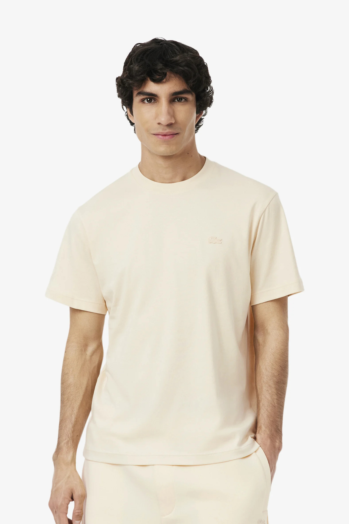 T-shirt Básica Bege Lacoste