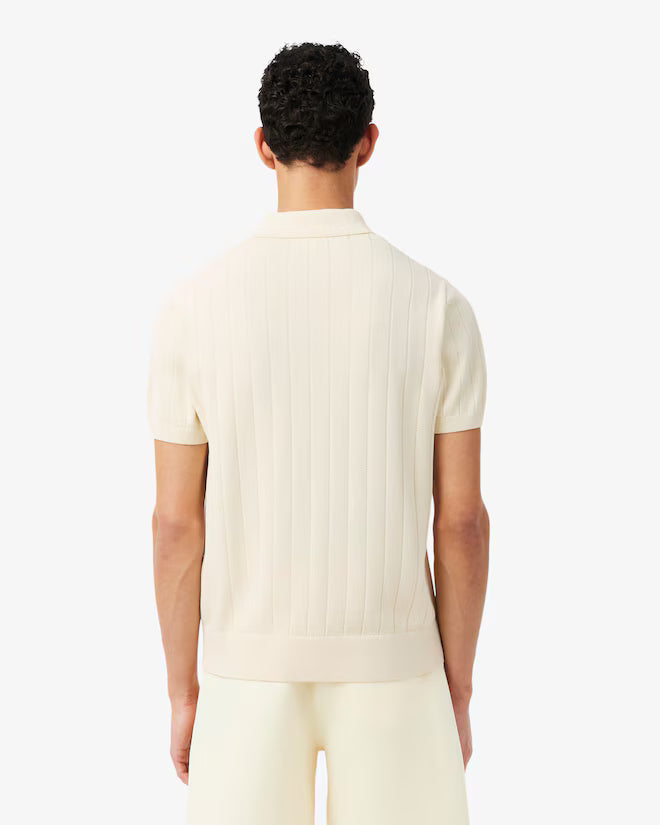 Polo de Malha Bege Lacoste SS26