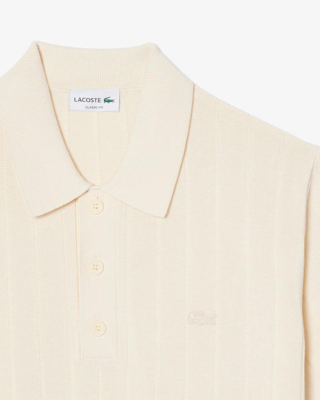 Polo de Malha Bege Lacoste SS26
