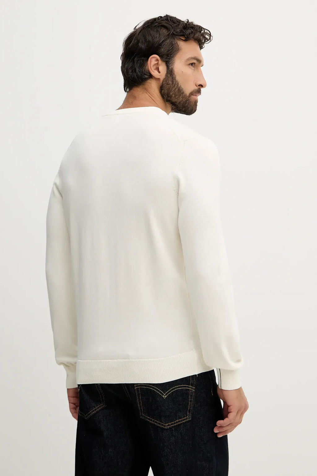 Camisola Malha Branca Lacoste