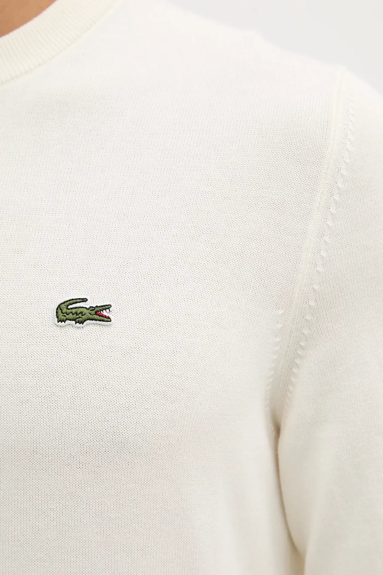Camisola Malha Branca Lacoste