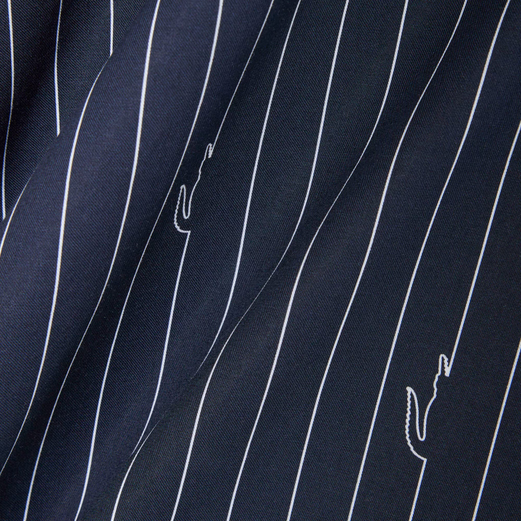 Camisa Azul Estampada Lacoste CH2343 SS26